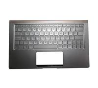 HYFOZAE Laptop parts Laptop PalmRest&keyboard For ASUS UX333F UX333FA UX333FN Silver Top Case With Backlit Latin America LASpanish SP(BX333FA SP)