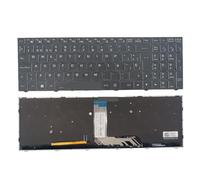 HYFOZAE Laptop parts UK US RU FR Spain Turkey Backlit Keyboard For Monster for Abra A7 V12 V13 A5 V16 V17.1 .2 .3 .4 .5 French AZERTY Gaming Laptop(Spanish Backlit)