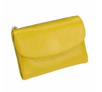 HYFWVPNZ Unisex Pebble Leather Wallet, Genuine Leather Coin Purse with Credit Card Holder, Coin Holder & Cash Slots (s-9)