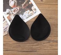 HYFZXWX Invisible Inflatable Bra Sticker Thickening Small Breasts Gathering Wedding Dresses Strapless Top Support Underwear Thin Breast Pads Female Chest Pads Durable/Black/XXL