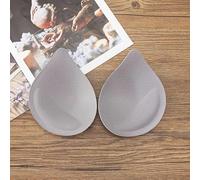 HYFZXWX Invisible Inflatable Bra Sticker Thickening Small Breasts Gathering Wedding Dresses Strapless Top Support Underwear Thin Breast Pads Female Chest Pads Durable/Gray/XL