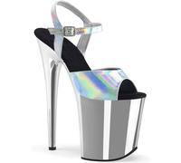 HYFZXWX Women's 7.8 Inch Ankle Strap Sandals Pole Dance Shoes Sexy Fetish Open Toe Platform Exotic Stripper Patent Leather High Heels ladies/N/42EU