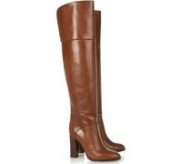 HYFZXWX Women's Winter Overknee Boots Chunky Heels Thigh High Boots Block Heel PU Leather Sexy High Heel Knee High Boots Pull On Long Boots thigh/K/41EU