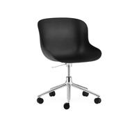 Hyg Office Chair W. Wheels Aluminum/ Black