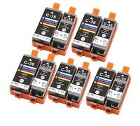 HYGBLIKF PGI35 CLI36 CLI-36 ink cartridges for IP100B IP100 IP100 mini 260 320 printers(5SET)