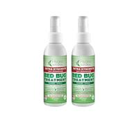Hygea Natural Extra Strength Bed Bug & Mite Natural Travel Spray TSA Approved Size Child & Pet Friendly Stain & Odor Free for Hotel, Suitcase, Backpack, Shoes 66% Stronger Formula(2pk, 3 oz)