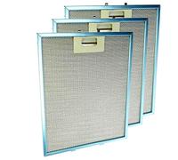 Hygena & Diplomat Metal Cooker Hood Mesh Grease Filter (Pack of 3)