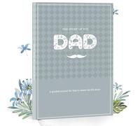 Hyggartn Father’s Day Gift for Dad/from Daughter or Son/Guided Memory Journal/Keepsake Book/Birthday Christmas Gift (Blue)