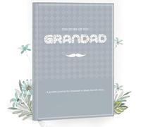 Hyggartn Grandfather, I Want to Hear Your Story: A Grandad Journal To Share His Life and His Stories, And Special Memories - Meaningful Gift for Grandfather Birthday Christmas (Blue)