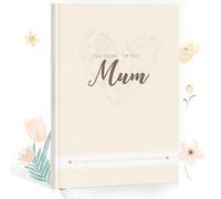 Hyggartn Mum, I Want To Hear Your Story - The Stories and Memories of Mother's Life - A Guided Story Journal To Share Her Life & Love - Meaningful Gift for Mom Mother's Day Birthday Christmas(Beige)
