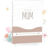 Hyggartn Mum, I Want To Hear Your Story - The Stories and Memories of Mother's Life - A Guided Story Journal To Share Her Life & Love - Meaningful Gift for Mom Mother's Day Birthday Christmas(Orange)
