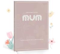 Hyggartn Mum, I Want To Hear Your Story - The Stories and Memories of Mother's Life - A Guided Story Journal To Share Her Life & Love - Meaningful Gift for Mom Mother's Day Birthday Christmas(Pink)