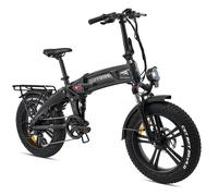 Hygge Bikes Sorø 2026 - Folding Fat Tyre E-Bike 48V 14.5Ah - Obsidian Black - Obsidian Black - Foldabale & compact E-bike - 50