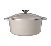 Hygge Casserole Dish, Matte White/Cream, Cast Iron, Large