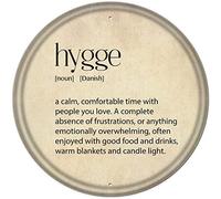 Hygge Definition Hygge Hygge Print Scandinavian Decor Hygge Fika Nordic Decor Scandi Art Mindfulness Office Wall Decor Lagom Art Novelty Round Tin Metal Sign Plaque Bar Pub Retro Wall Decor 12X12 Inch