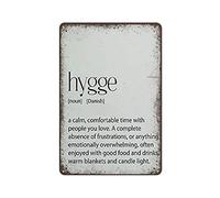Hygge Definition Hygge Hygge Print Scandinavian Decor Hygge Fika Nordic Decor Scandi Art Mindfulness Office Wall Decor Lagom Art Novelty Tin Metal Sign Plaque Bar Pub Vintage Wall Decor 5.5×8 inch