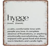 Hygge Definition Hygge Hygge Print Scandinavian Decor Hygge Fika Nordic Decor Scandi Art Mindfulness Office Wall Decor Lagom Art Novelty Tin Metal Sign Plaque Bar Pub Vintage Wall Decor 12x12 Inch