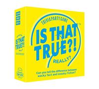 Hygge Games is That True?! - Can You Tell The Difference Between Wacky fact and Sneaky Fiction? - Trivia Party Game, Yellow (21125)
