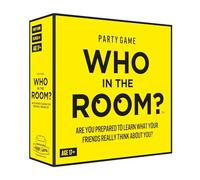 Hygge Games Who in the room? 21033 "Are You Prepared to Learn What Your Friends Really Think About You? Card Game, Yellow