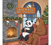 Hygge Holiday Bears: Easy-to-Colour Christmas Scenes with Bold Outlines & Warm Home Vibes