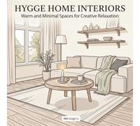 Hygge Home Interiors Warm and Minimal Spaces for Creative Relaxation: Featuring Cozy Scandinavian Rooms, Soft Textures, and Peaceful Everyday Living (Interior Styles Coloring Collection)