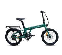 Hygge Virum 2025 Electric Bike for Adults, Lightweight Folding Bike with 36V/10Ah Battery, 250W Hub Motor Electric Bicycle with 8-Speed Gears - British Racing Green