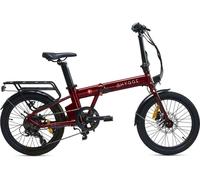 HYGGE Virum HY0241 Electric Folding Bike - Sangria Red, Black,Red