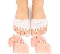 Hyggear Silicone Toe Separators-2025 New Hygear Toe Separators for Overlapping Toes Foot Corrector, Soft and Breathable Toe Separators for Men and Women (Beige)