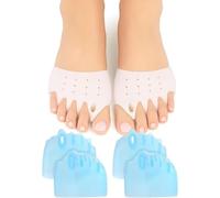 Hyggear Toe Separator, Hyggear Silicone Toe Separators For Women Men, Toes Corrector Toe Spacers Womens Mens, Comfort Silicone Toe Separators For Overlapping Toes, Breathable, Soft (2 Pair Blue)
