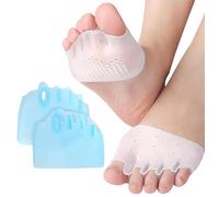 Hyggear Toe Separator, Hyggear Silicone Toe Separators For Women Men, Toes Corrector Toe Spacers Womens Mens, Comfort Silicone Toe Separators For Overlapping Toes, Breathable, Soft (1 Pair Blue)