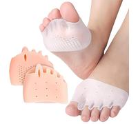Hyggear Toe Separator, Hyggear Silicone Toe Separators For Women Men, Toes Corrector Toe Spacers Womens Mens, Comfort Silicone Toe Separators For Overlapping Toes, Breathable, Soft (1 Pair Skin-color)