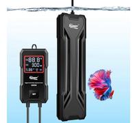 hygger 1200W Aquarium Heater, Upgraded Submersible Fish Tank Heater with Dual Protection System & LED Digital Display, with Automatic Power-Off Function, for 160-280 Gal Freshwater and Saltwater Tank