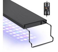 hygger 20W Aquarium LED Light, Fish Tank Full Spectrum Lighting with 24/7 Day-Night Cycle Mode & Auto On/Off Timer, Adjustable Brightness, 7 Colors Options, Extendable Bracket for 45~60cm Freshwater