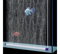 hygger 21.7 Inch Long Aquarium Bubble Bar, Ultra-Fine Quiet Oxygen Diffuser Bubble Curtain Wall, Self-Sinking Design Fish Tank Bubbler Decorations for Freshwater Saltwater