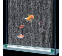 hygger 23.6Inch Aquarium Bubble Bar, Double Row Fine Mist Air Bubble Curtain Wall, Quiet Dissolved Oxygen Diffuser Air Stone, Self-Sinking Design Fish Tank Bubbler for Freshwater Saltwater Hydroponics