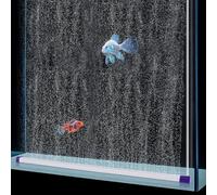 hygger 27.5 Inch Long Aquarium Bubble Bar, Ultra-Fine Quiet Oxygen Diffuser Bubble Curtain Wall, Self-Sinking Design Fish Tank Bubbler Decorations for Freshwater Saltwater