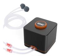 hygger Aquarium Air Pump,Ultra Silent Fish Tank Air Pump for Aquarium with 2 Air Outlets, 11W Adjustable Airflow Oxygen Pump with Air Tubings,Air Stones,Check Valves for Fish Tank up to 2200 Liter