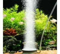 hygger Aquarium Air Stone,Fish Tank Bubbler Ultra-Quiet High Dissolved Oxygen Stone Kit,Nano Bubble Airstone Stainless Steel Air Bubbler for Aquarium Fish Tank and Hydroponics(3.0inch)