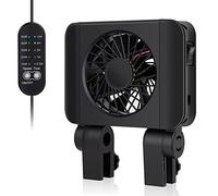 hygger Aquarium Chillers Fan, Fish Tank Cooling Fan,Quiet Aquarium Cooling Fan Equipment with Adjustable Speed Controller, Suitable for Up to 30cm Freshwater Saltwater Tanks(1-Fan Head)