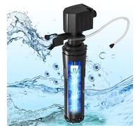 hygger Aquarium Filter with UV Light for 40-80 Gallon Tank, Multi-Use Submersible Fish Tank Filter for Filtration/Algae Clean/Oxygenation/Wavemaker/Circulation