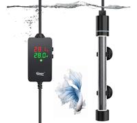hygger Aquarium Heater Adjustable Submersible Fish Tank Heater 500W, Aquarium Turtle Betta Heater For 208-378L Freshwater Saltwater,Precision&Energy-Saving Modes