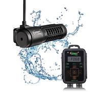 Hygger Aquarium Wave Maker 1321 GPH 12W, Adjustable Cross Flow Pump with LED Display Controller, Magnetic DC 24V Powerhead for Freshwater and Marine Reef Aquariums Up to 60 Gallon