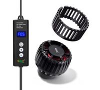 hygger Aquarium Wave Maker, Magnetic Wave-Maker 6W 3000L/H with Controller | 4 Mode, Adjustable Flow/Frequency Magnetic Mini Wavemaker DC12V Powerhead for 38-189L Coral Reef Saltwater Tank Thickness≤8mm
