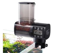 hygger Automatic Fish Feeder for Aquarium: Auto Fish Food Dispenser with Timer,quantitative and Fixed-Point Feeding System for Betta Turtle Small Tank - Aquarium Vacation Feeder with 3 AAA Batteries