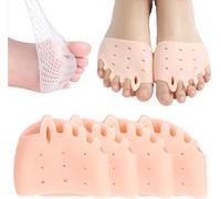 Hygger Bunion Correctors, Hyggear Silicone Toe Separator Hyggear Toe Separator Hyggear Toe Separator Toe Separator Bunion Cushion Breathable Soft for Women (Skin Colour)