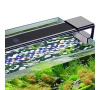 hygger Clip On Aquarium Light, Full Spectrum LED Aquarium Light, 10W 24/7 Lighting Fish Tank Light with 10 Colors, Adjustable Timer,3 Modes for 18-30cm Planted Tank