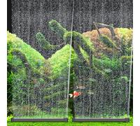 hygger Fish Tank Air Bubbler 25CM 2PCS, Air Stones for Fish Tanks, Quiet Aquarium Bubble Long Strip, High Dissolved Oxygen Diffuser Bar, Micro Bar Bubbler Airstones for Freshwater Saltwater