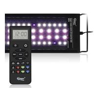 hygger Fish Tank Light Aquarium with Remote Control Customizable Full Spectrum LED Lighting, Default & Weather Mode Freshwater Planted DIY Mode (18w (30-45cm Fish Tank))