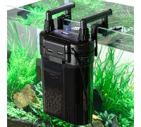 hygger Hang On Back Filter Aquarium 6W External Fish Tank Filters | 380L/H Adjustable Flow Canister Filter Quiet with Oil Skimmer Duckbill Nozzle Shower Spray Bar Accessories for 40-75L Tank