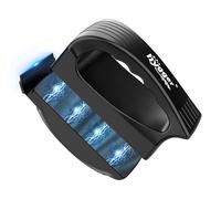 hygger Magnetic Fish Tank Cleaner, Aquarium Glass Cleaner with Algae Scraper Blade, Floating Scrubber Brush Magnet Cleaning Tool for 0.1-0.2 Inch Thick Glass Freshwater and Saltwater Tank, S